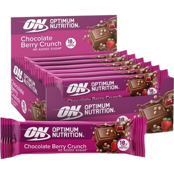 Optimum Nutrition Crunchy Protein Bar | No Added Sugar [12 x 55 грама] Шоколад с горски плодове