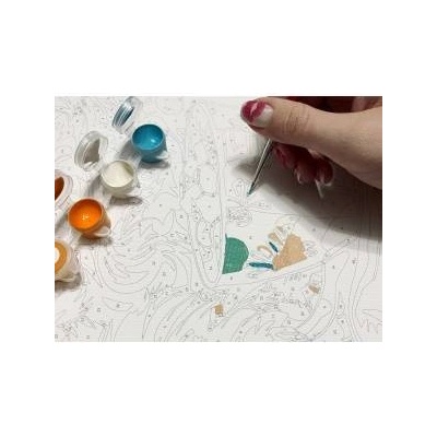 Ideyka Painting by numbers metallic Wise owls KHO6514 40x50 AP0031