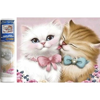 Norimpex - Puzzle Diamond Painting Zamilované mačky 30x40cm - 1 - 39 piese