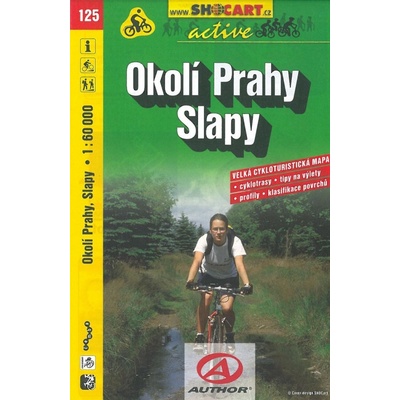 Okolí Prahy Slapy cykloturistická mapa 1:60 000