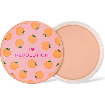 Makeup Revolution London I Heart Revolution Loose Baking Powder púder Peach 22 g