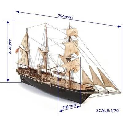 Occre HMS Endurance 1: 70 комплект