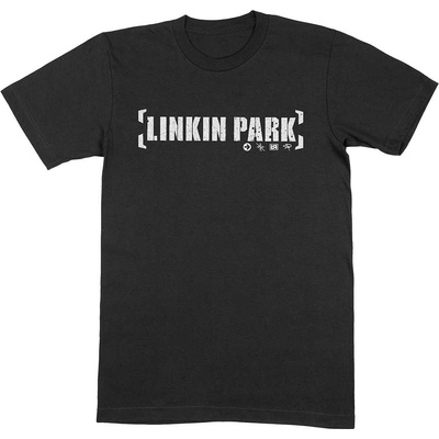 Linkin Park tričko Bracket Logo čierne