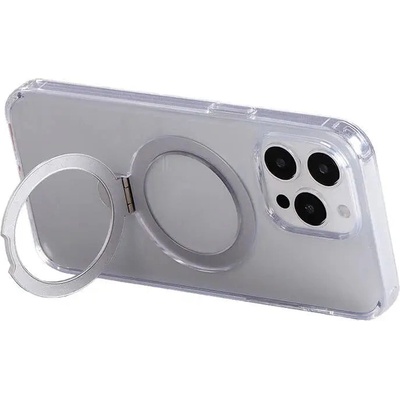 JOYROOM Магнитен кейс с държач Joyroom JR-BP004 за iPhone 15, прозрачен (JR-BP004 iP 15 Trans)