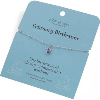 Hot Diamonds Silver Whisper February SWB026