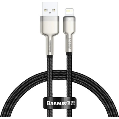 Baseus Кабел за данни USB към Lightning 2.4A 2.4A, 2m - Baseus Cafule (CALJK-B01) - черен