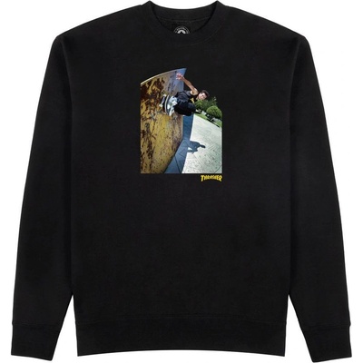 Thrasher MIC-E WALLRIDE CREWNECK Black
