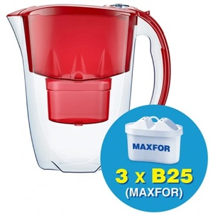 Aquaphor Кана за пречистване на вода aquaphor amethyst red с три патрона b25 Ма (213247735) Филтрираща кана