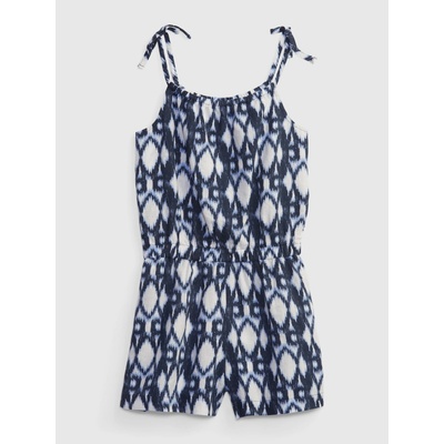 Gap dětský lněný vzorovaný overal Tmavě modrá – Zboží Dáma