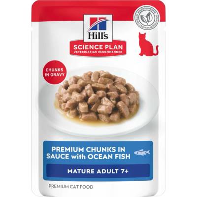 Hill's Science Plan Mature Adult 7+ mořské ryby 48 x 85 g