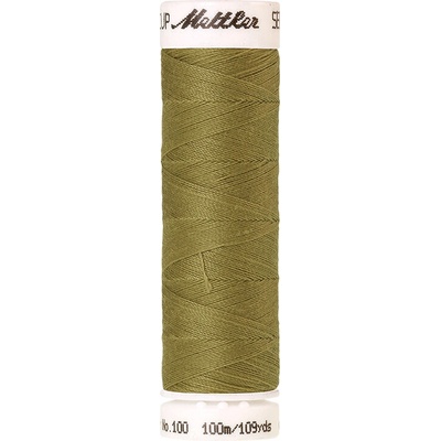 Nitě SERALON 100m na univerzální šití, polyester AMANN Mettler - více barev 6677: 1148 chartreuse zelená