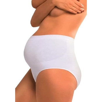 Brubeck dámské těhotenské kalhotky HI00180 bílá
