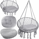 Dětské houpačky a houpadla Springos Čapí hnízdo 110 cm modro-černá