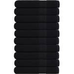 vidaXL Кърпи за сауна FROGN 10 бр. Черни 80x200 см 360 г/м2 (136961)