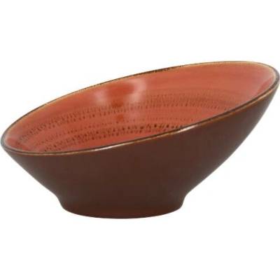 Rak Twirl mísa zkosená coral 22 cm
