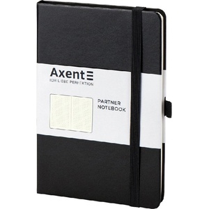  Бележник Axent Partner А5 96л. Точки Черен (1120614-08-8306-01-A)