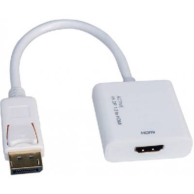 Adapter DP M - HDMI F, active, 4K, v1.2, 12.03. 3160