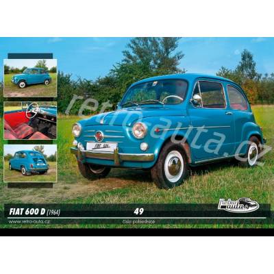 Pohlednice č. 49 - FIAT 600 D (1964)