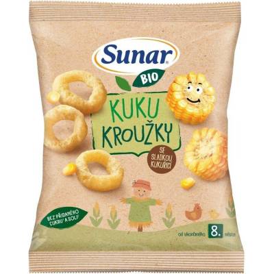 Sunar BIO dětské křupky Kuku kroužky 9m+ 20 g