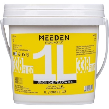 Meeden 34.1203 АКРИЛНА боя 03 Cadmium Yellow Lemon Hue 1000 ml 1 бр (34.1203)