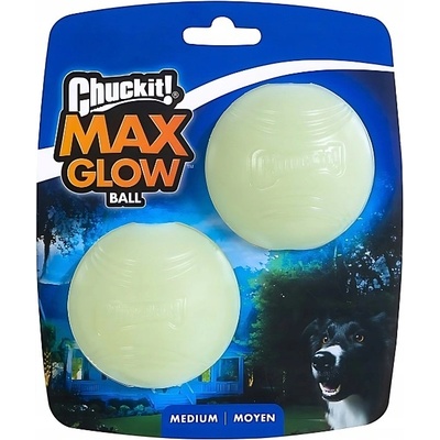 Chuckit! Míček svítící Glow Medium 6,5 cm 2 ks – Zboží Dáma