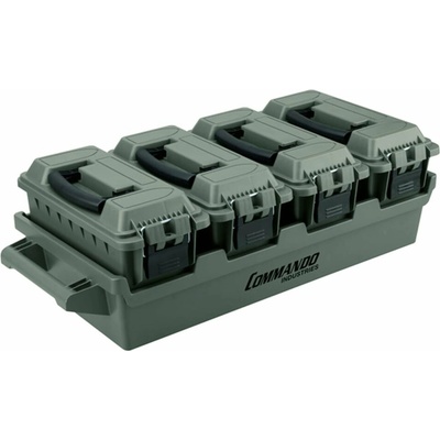 Commando Set 4 ks plastových beden AMMO BOX zelené – Hledejceny.cz