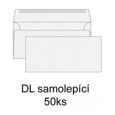 Obálka DL/50 bez okna KRPA samolepící