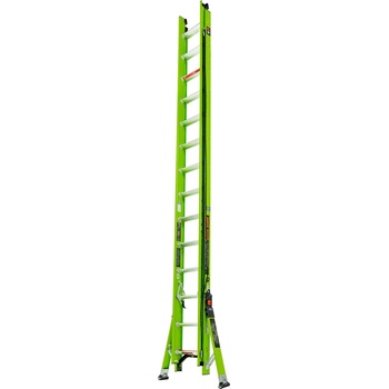 Little Giant Ladder Телескопична стълба от фибростъкло Little Giant SUMOSTANCE 24', 2x12 стъпала и стабилизатори (17224EN)