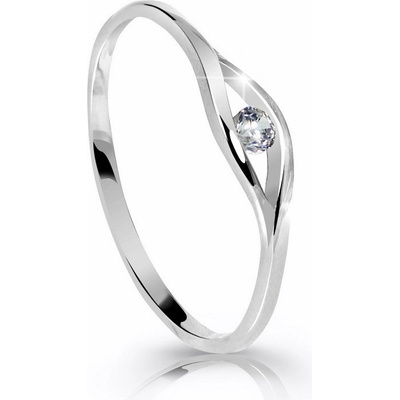 Cutie Jewellery zlatý prstýnek se zirkonem Z6108W