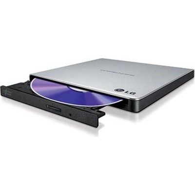 LG Външно usb dvd записващо устройство lg gp57es40, usb 2.0, сребърно сиво (dvd-rw-lg-gp57es40)