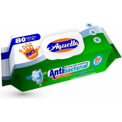 Aquella Antibakteriálne vlhčené vreckovky 80 ks
