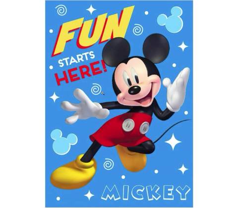 FARO Fleece deka Mickey Fun