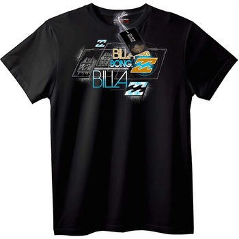 NOONEBRAND Тениска Billa Bong Графика - 7XL, Black