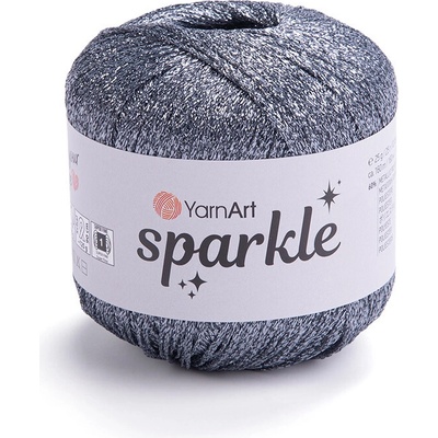 Yarn Art Sparkle 1357 tmavě stříbrná