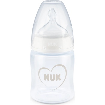 Nuk First Choice РР Шише Temperature control 150мл. силиконов биберон 0-6 мес. ПРОМО*- без опаковка (10743970)
