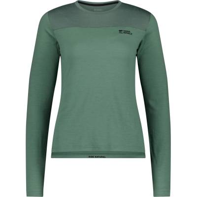 Mons Royale Дамска фланелка с дълъг ръкав за колоездене Mons Royale Women's Diversion Merino Bike Jersey L/S Cycling jersey - Thyme / Cypress (156-2457-0714)