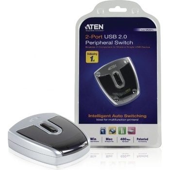 Aten US-221A USB 2.0 přepínač periferií 2:1