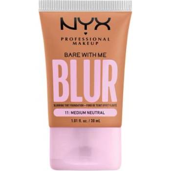 NYX Professional Makeup Bare With Me Blur Tint Foundation матиращ фон дьо тен със средно покритие 30 ml нюанс 11 Medium Neutral