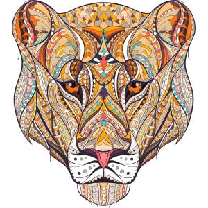 HARAHU Дървен пъзел - Leopard / L KP21929