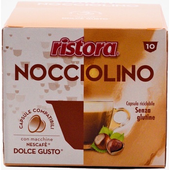 ristora Кафе капсули Ristora с аромат на лешник съвместими с Dolce Gusto, 10бр