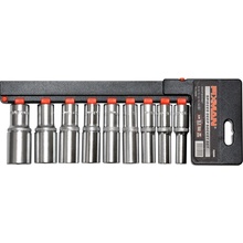 FIXMAN Sada dlouhých nástrčných hlavic 3/8" P3009M, 8 - 19 mm