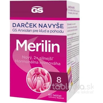GS Merilin Originál, 60 tabliet + darček: GS Anxiolan, 15 tabliet
