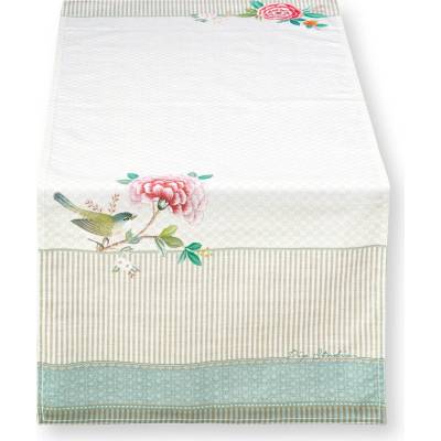 Pip Studio Blushing Birds Khaki běhoun 50x150 cm khaki