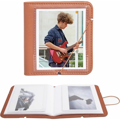 Caiul Instax Wide 28 Pocket Album Leather Brown