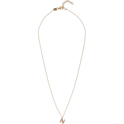 Alisia Pozlátený náhrdelník so Swarovski perličkami "N" AL4258.01.914