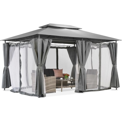 Garden Point Ibiza 3x4 m antracitový s moskytiérou