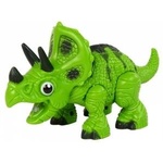 LEAN Toys Interactive Dinosaur Triceratops Steam Water Sound Green