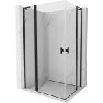 Mexen Mist L Duo душ кабина с врати 120 x 110 см, прозрачна, черна - 8A4L-120-110-70-00 (8A4L-120-110-70-00)