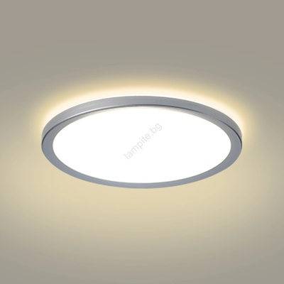 Brilagi - LED таванен плафон за баня ULTRA SLIM LED/24W/230V Ø 42 cm сребристо IP54 (BG3804)