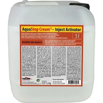 AquaStop Cream Inject activator 5l - aktivátor pro injektáž zdiva